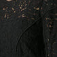 Black Wool Blend Lace Sweater Nina Ricci