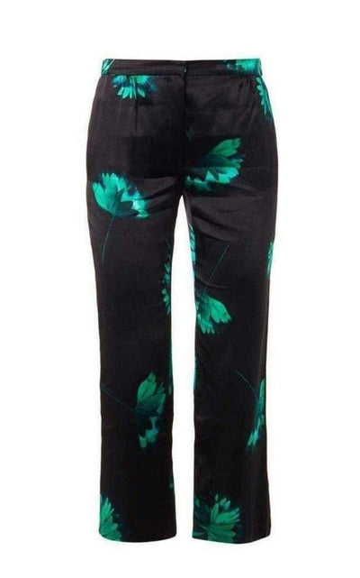 Floral Printed Silk Trousers Nina Ricci