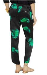 Floral Printed Silk Trousers Nina Ricci