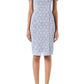 Lace Elbow Sleeve Fitted Dress Nina Ricci