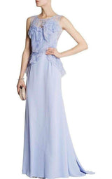 Ruffle Silk Crêpe Gown Nina Ricci