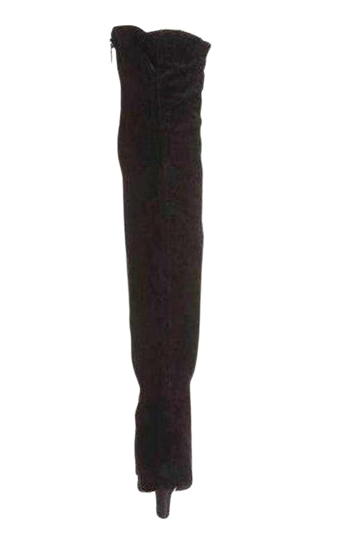  Latitude FemmeOver-the-knee Black Suede Boots - Runway Catalog