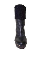 Black Leather Boots Paloma Barcelo