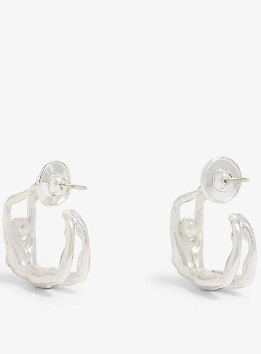 Louise Sterling Silver figure stud earring Paola Vilas