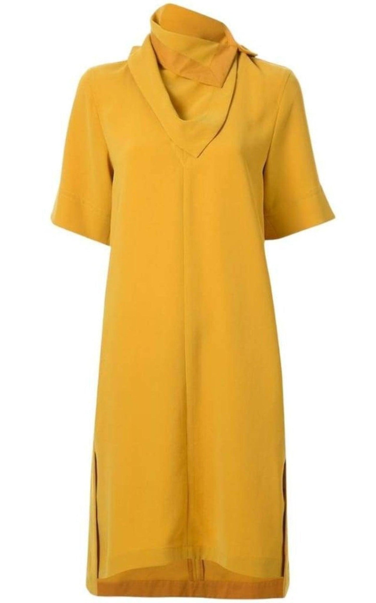 Scarf Neck Crepe Dress Phillip Lim