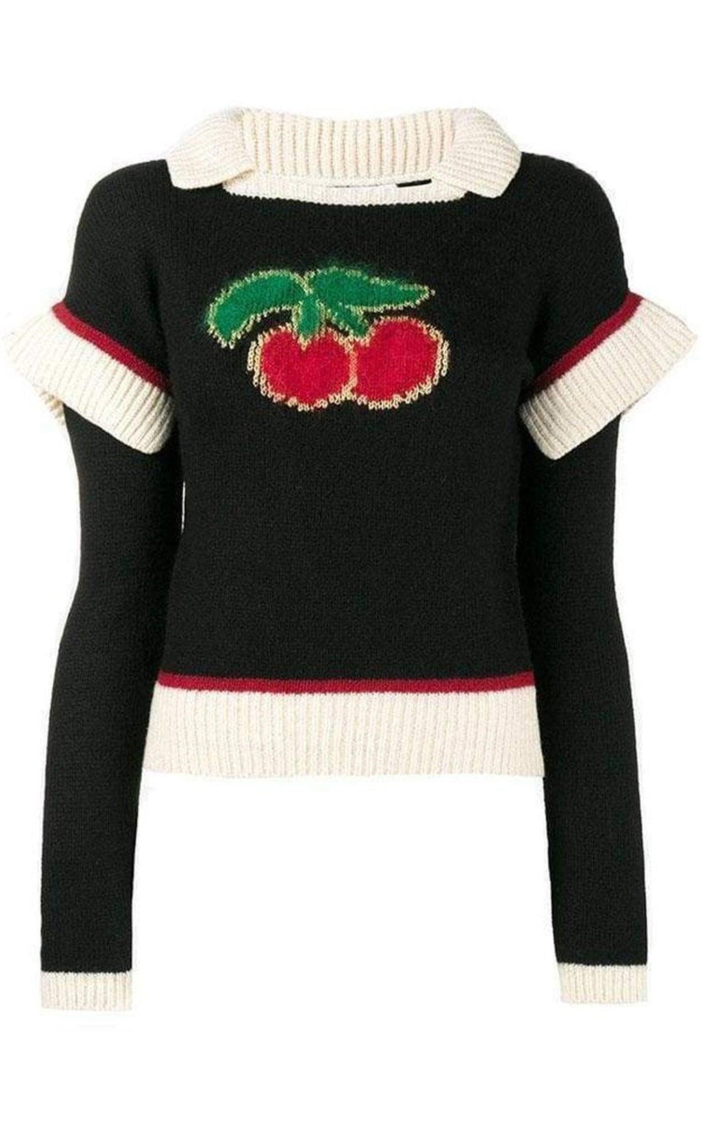 Wool Blend Cherry Sweater Philosophy Di Lorenzo Serafini