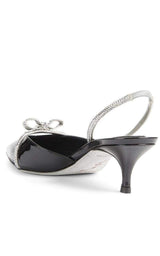 Fiocchina Patent Leather Slingback Pumps Rene Caovilla