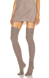 Thigh-High Wool Stockings Rick Owens