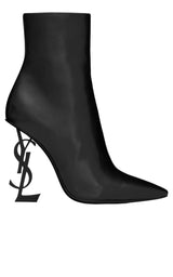 Opyum 105mm Leather Ankle boots Saint Laurent