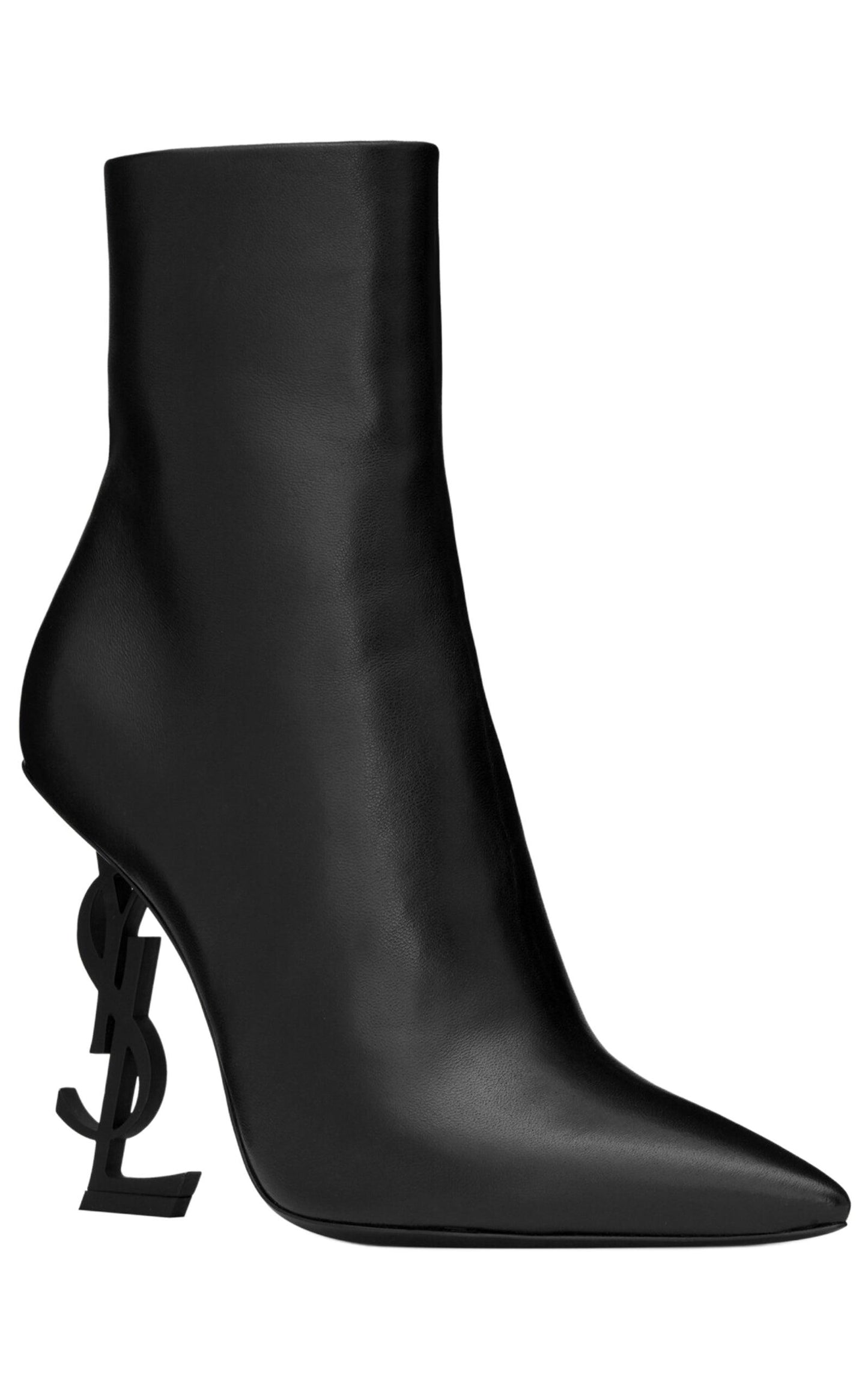 Opyum 105mm Leather Ankle boots Saint Laurent