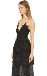 Ivy Coton Blend Lace Dress Self-Portrait