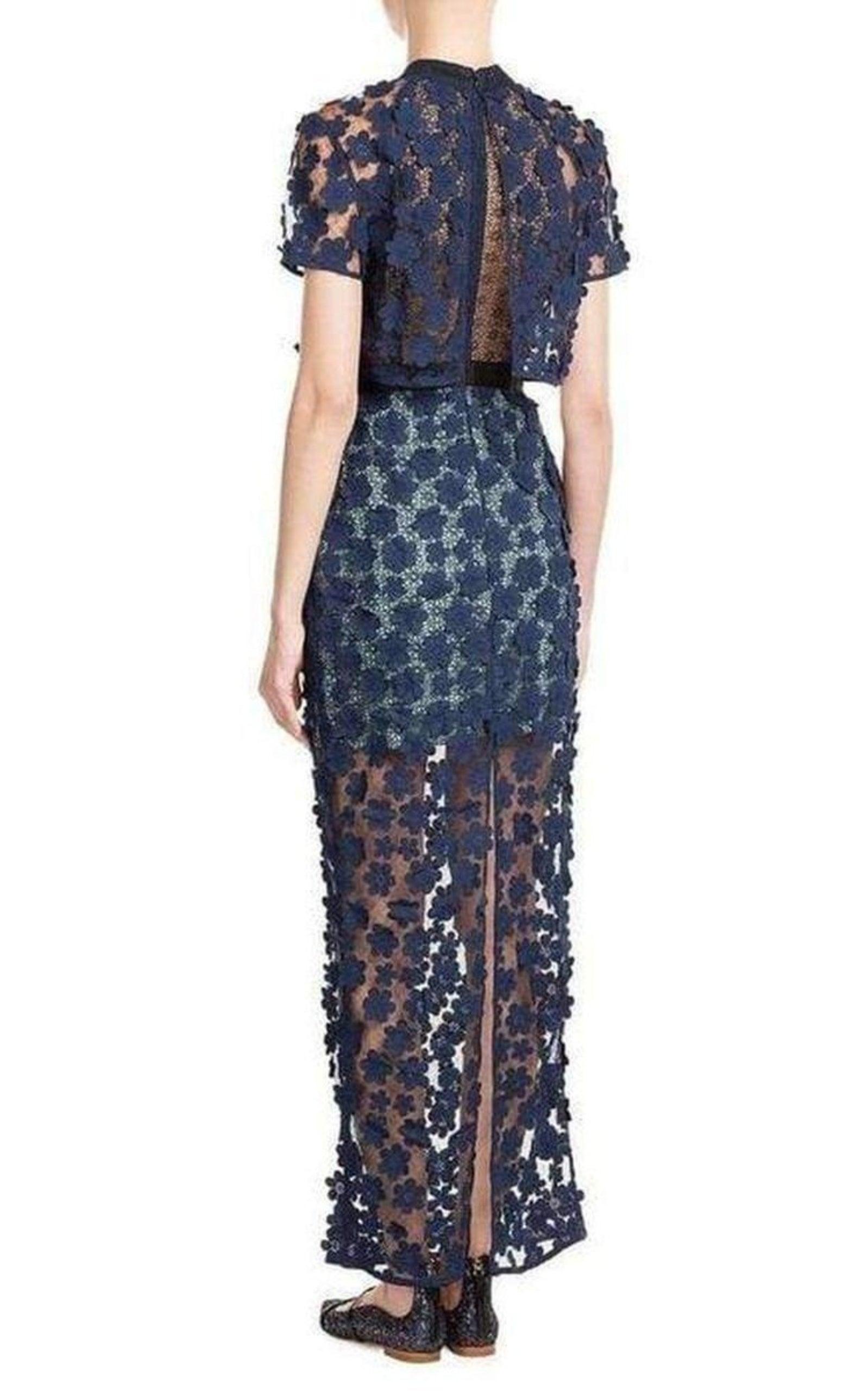 Overlay Lace Maxi Dress Self-Portrait