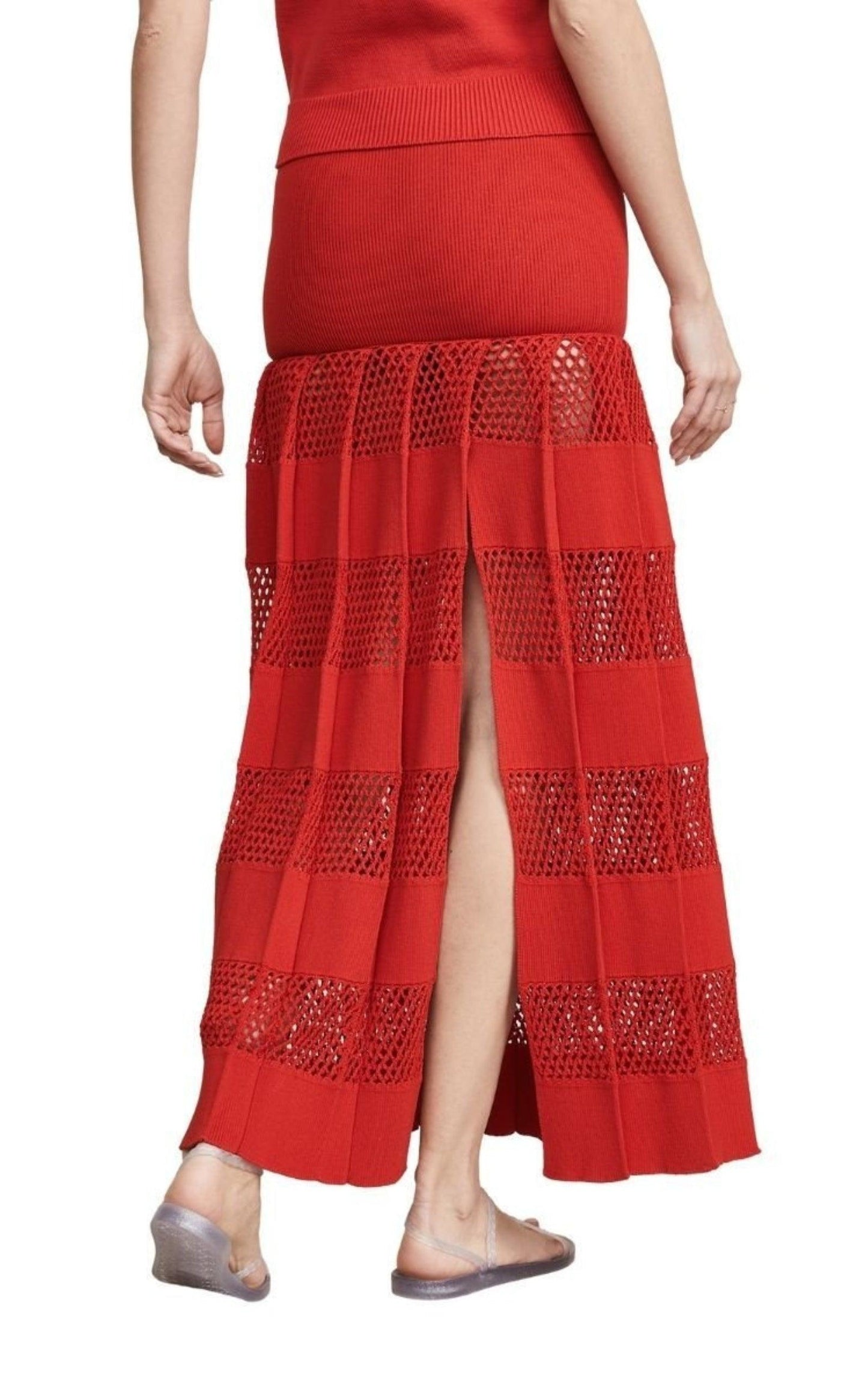 Textured Stripe Skirt Sonia Rykiel