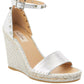 Valentino Garavani Rockstud Metallic Wedge Sandals - Runway Catalog