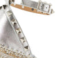 Valentino Garavani Rockstud Metallic Wedge Sandals - Runway Catalog