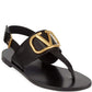 V-LOGO Leather Thong Sandal Valentino