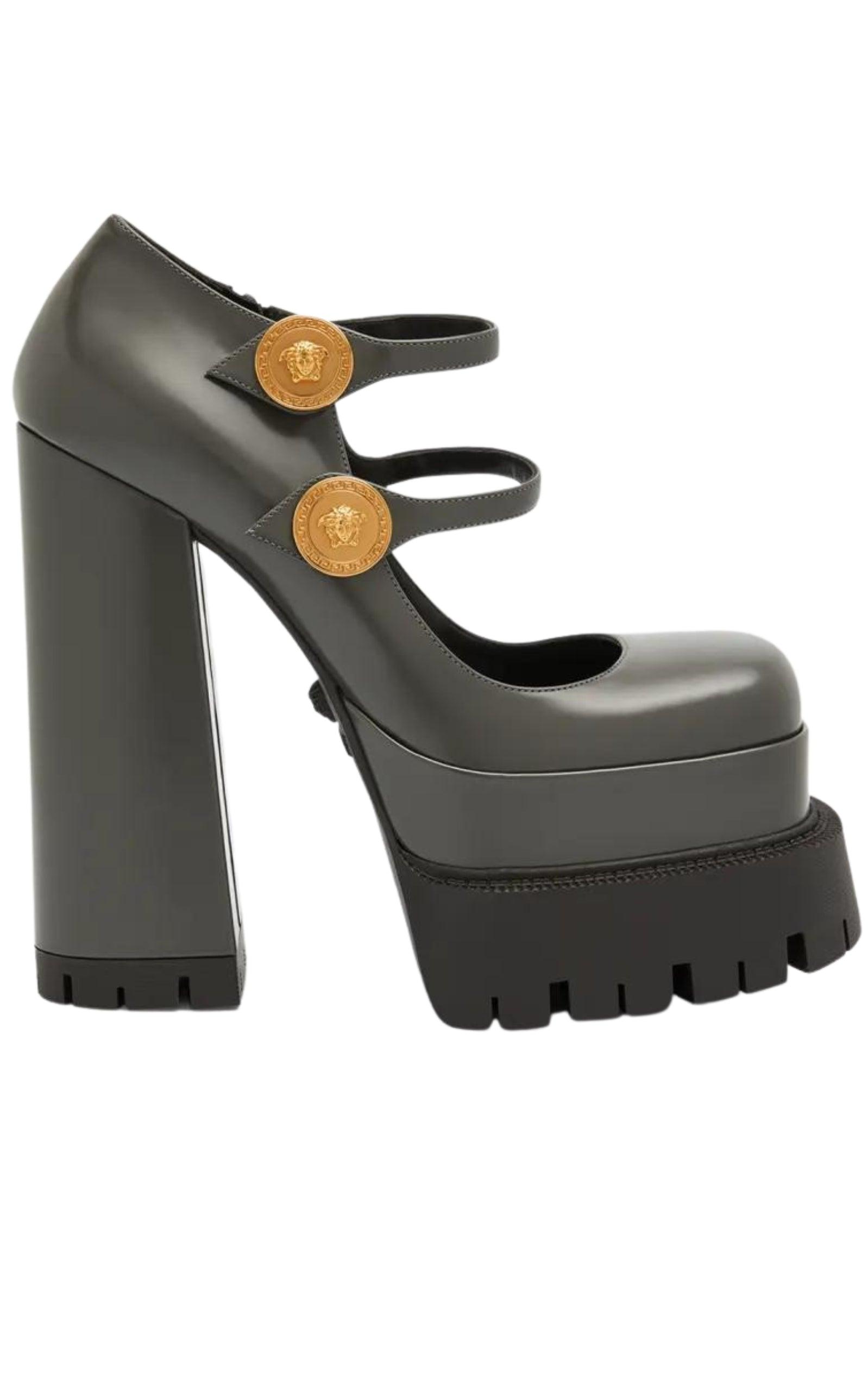 Medusa Aevitas Platform Mary Janes Pump Versace