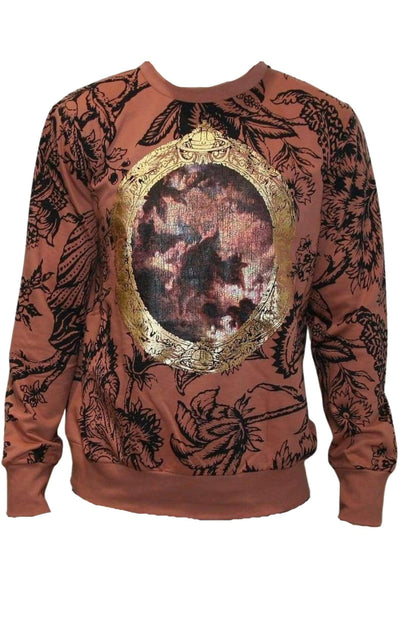 Embroidered Cotton Jersey Sweatshirt Vivienne Westwood